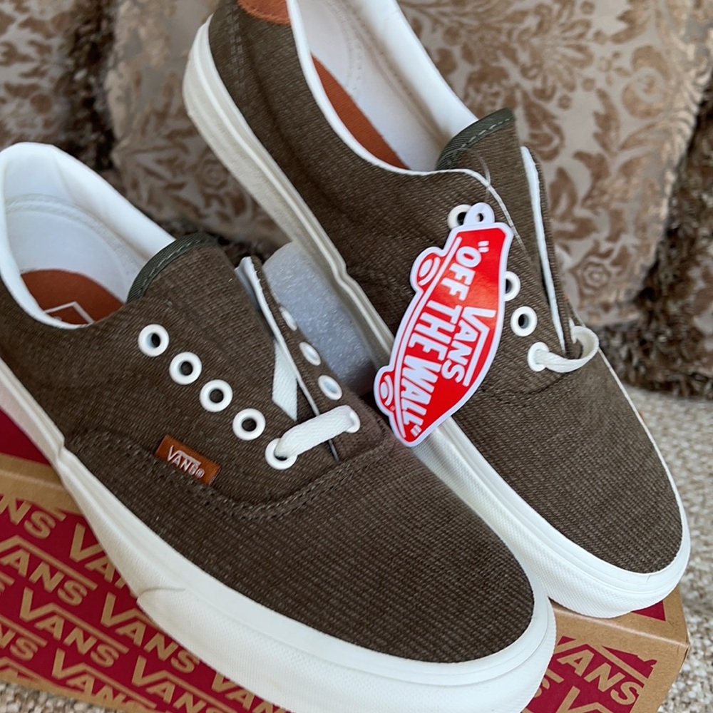 Vans Era 59 Flannel Dusty Olive Men’s - Picture 1 of 16